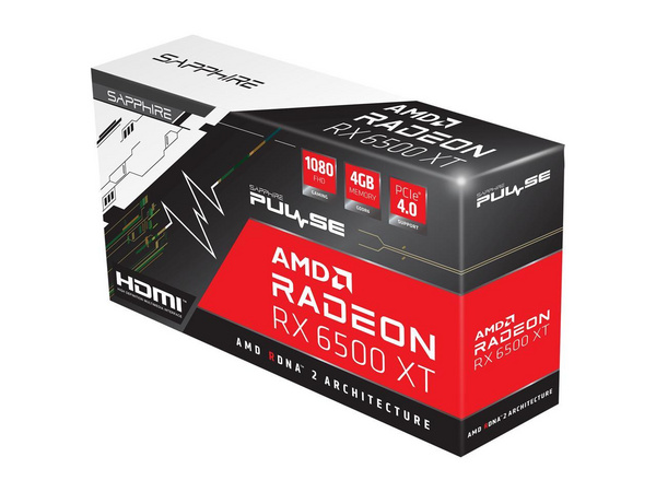 Kartelë grafike SAPPHIRE PULSE AMD Radeon RX 6500 XT 4GB GDDR6 PCI Express 4.0 ATX (11314-01-20G)