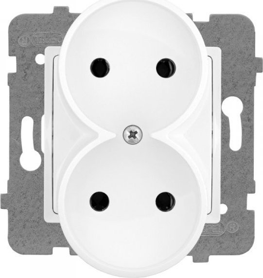 Prizë dyshe Polmark Rosa, pa uzemim, e bardhë