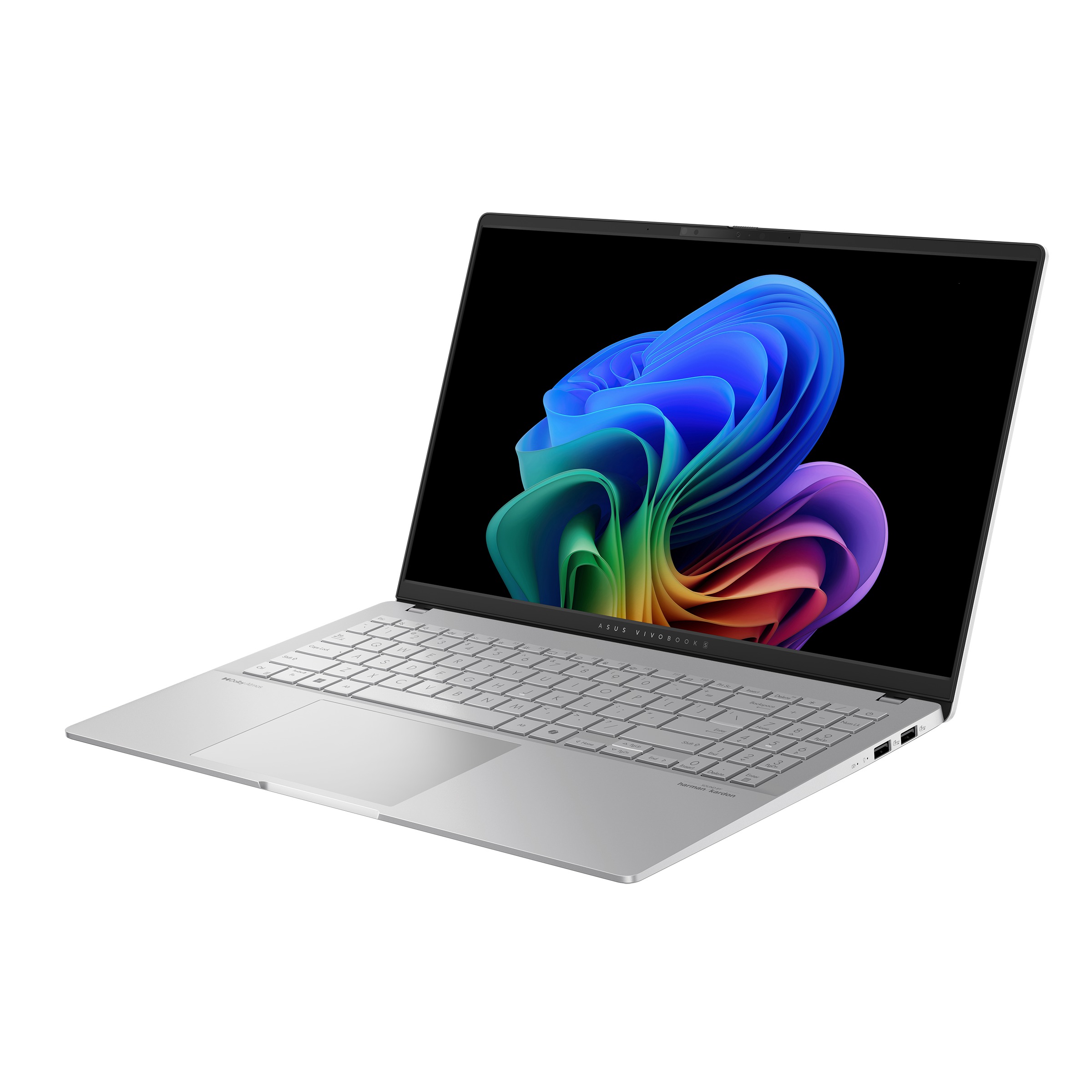Laptop ASUS Vivobook S 15 S5507QA, 15,6", 2.8K, Snapdragon X Elite X1E-80, 16GB RAM, 1TB SSD, i argjendtë