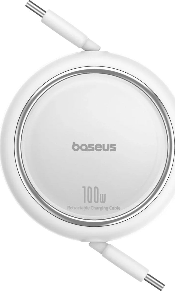 Kabllo USB Baseus Free2Draw Mini, USB C në USB C, 1m, 100W, e bardhë