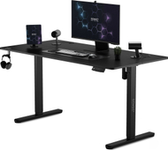 Маса SENSE7 Nojo, 140cm x 70cm, електрична, црна боја