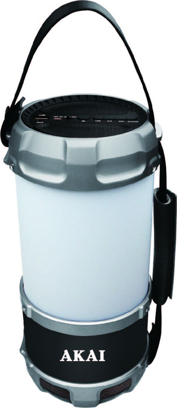 Блуetooth звучник Akai ABTS-S38, пренослив, со FM радио, црн