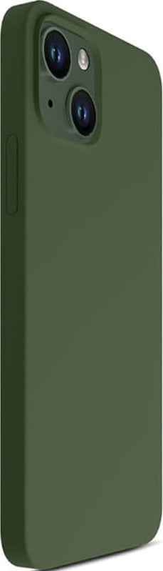 Mbrojtëse silikoni 3MK MagCase për iPhone 15 Plus, MagSafe, Alpine Green