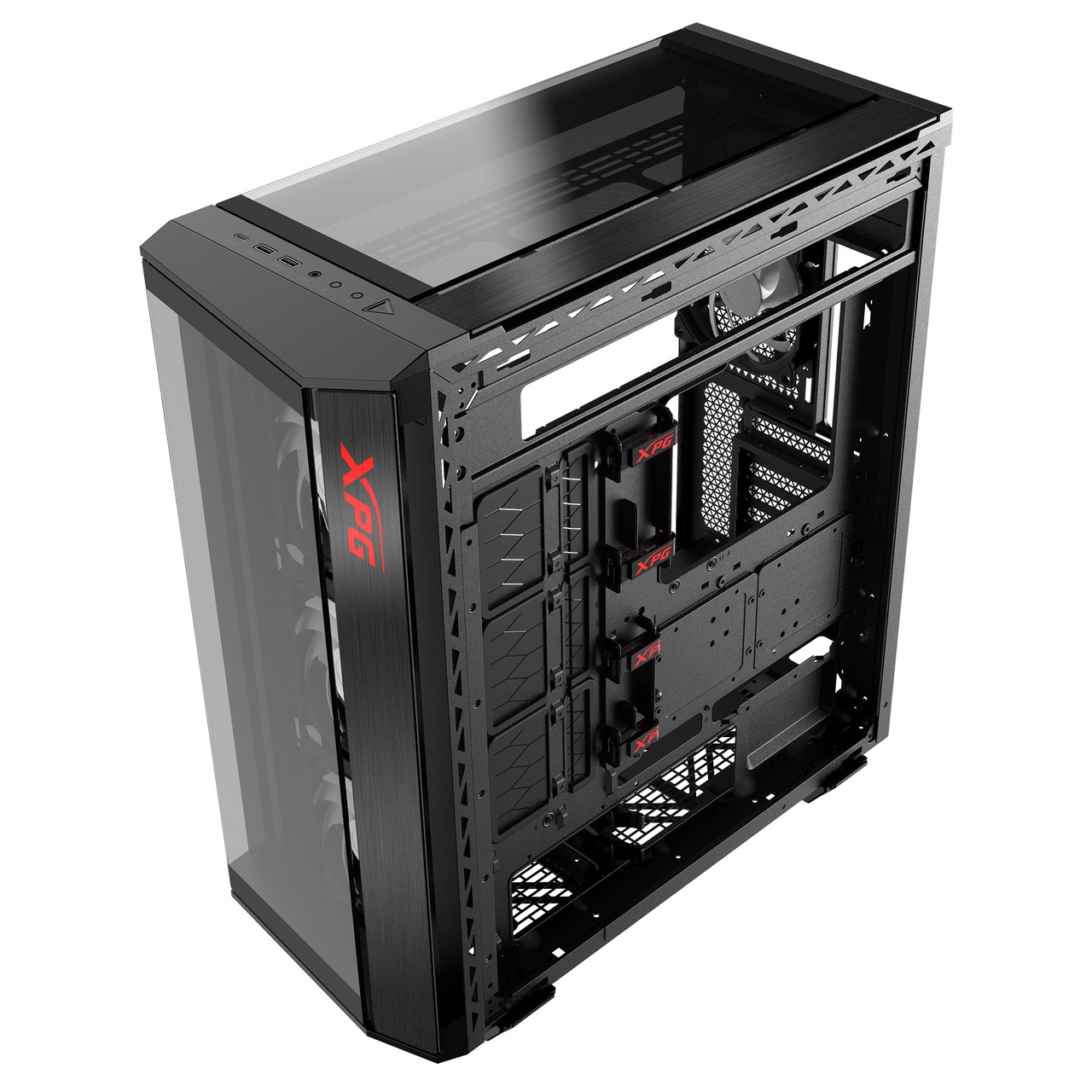 Kasë Adata XPG BATTLECRUISER II, Midi Tower, e zezë