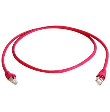 Кабел за мрежа Тeлегертнер RJ45 CAT 6a, S/FTP, 2m, црвен
