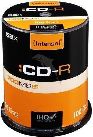 CD-R Intenso 700 MB 52x, 100 парчиња