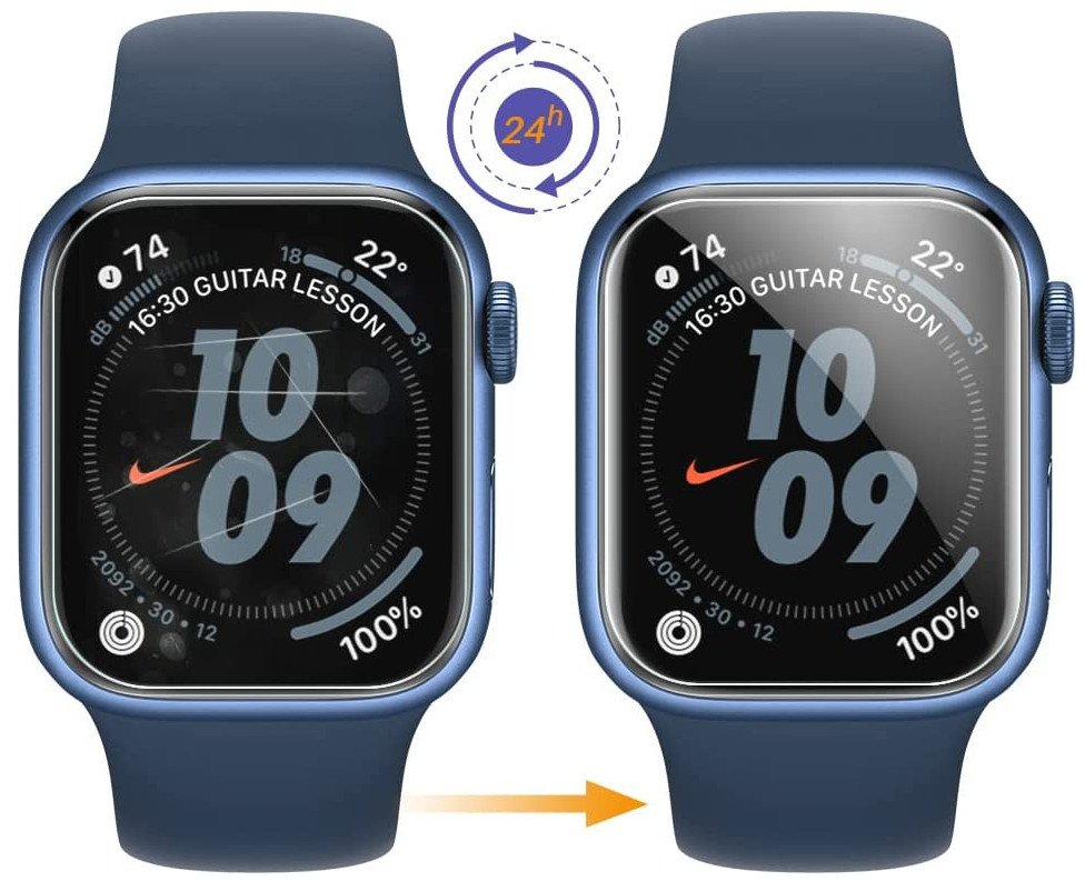 Folie mbrojtëse 3MK ARC Watch për Apple Watch 11 46mm, transparente