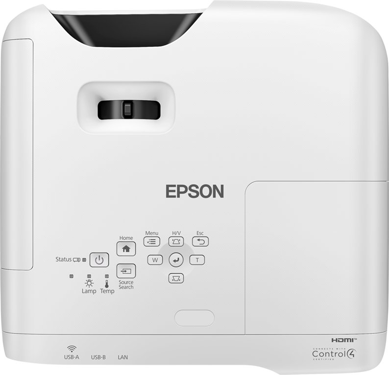 Projektor Epson EB-W56S Short Throw, 3700 ANSI Lumens, WUXGA 1920x1200, i bardhë