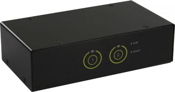 Ndërprerës KVM InLine Desktop, 2 porta, HDMI, USB 3.0, me audio