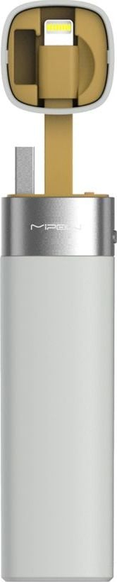 Powerbank MiPow Power Tube 3000L, 3000mAh, me Bluetooth, gri