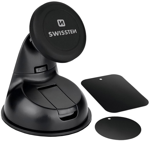 Mbajtëse për telefona SWISSTEN për makinë S-GRIP M1, e zezë