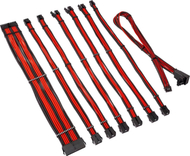 Set zgjatës kabllosh Kolink Core Pro 12VHWPR Type 2, braided, Jet Black Racing Red