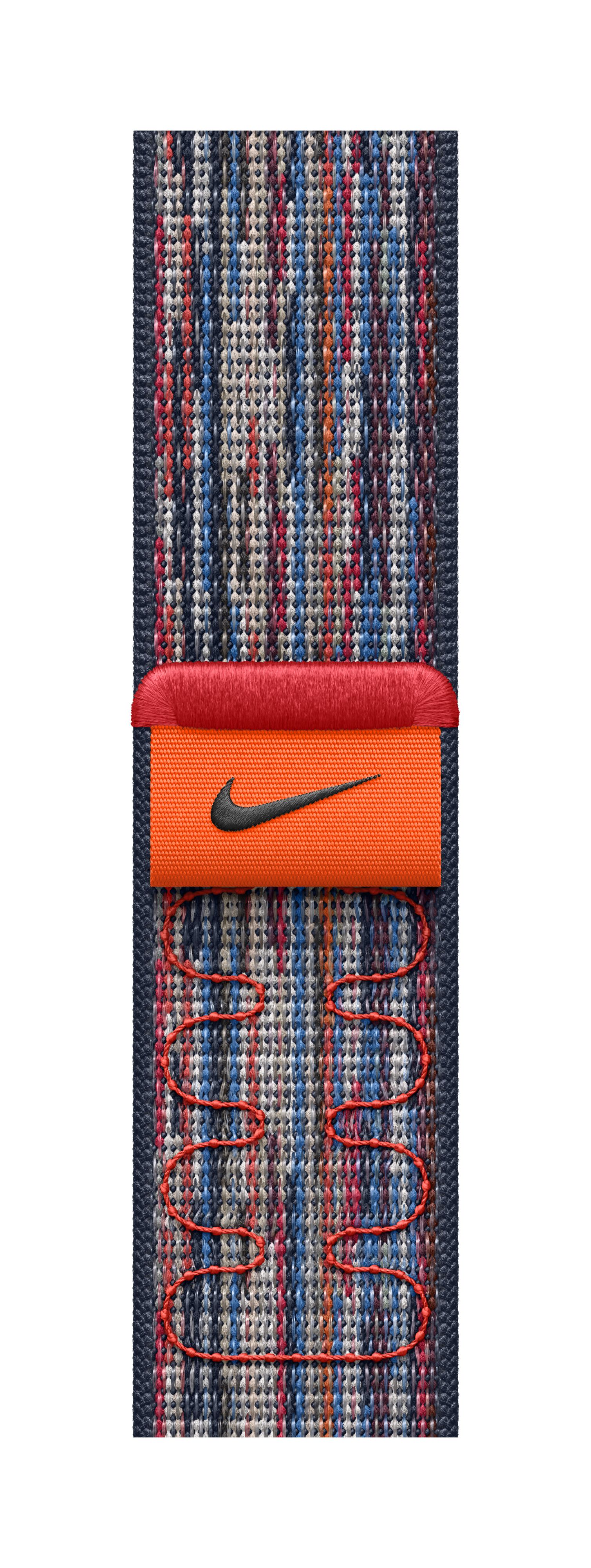 Apple Watch 46mm Nike Sport Loop, Blue/Red Nike Sport Loop