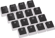 Taste për tastierë Endorfy PBT Pudding, 104 taste, të bardha/të zeza