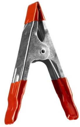Челична капса GlareOne Steel Clamp M, отворање 3.5 cm, силна пружина, сребрена
