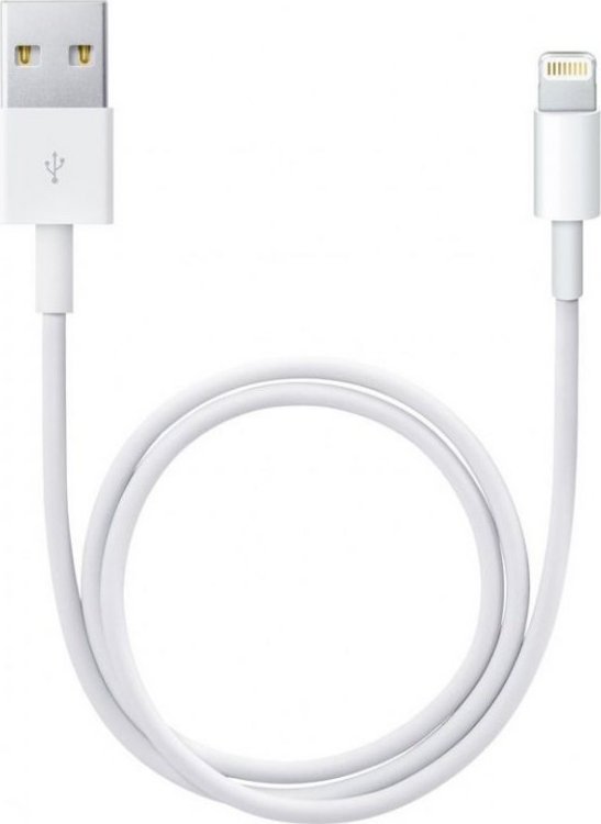 Apple кабел USB-A во Lightning, 0.5 м, бел