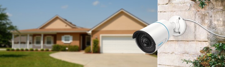 Kamerë sigurie Reolink RLC-510A, me zbulim inteligjent të lëvizjes, e bardhë