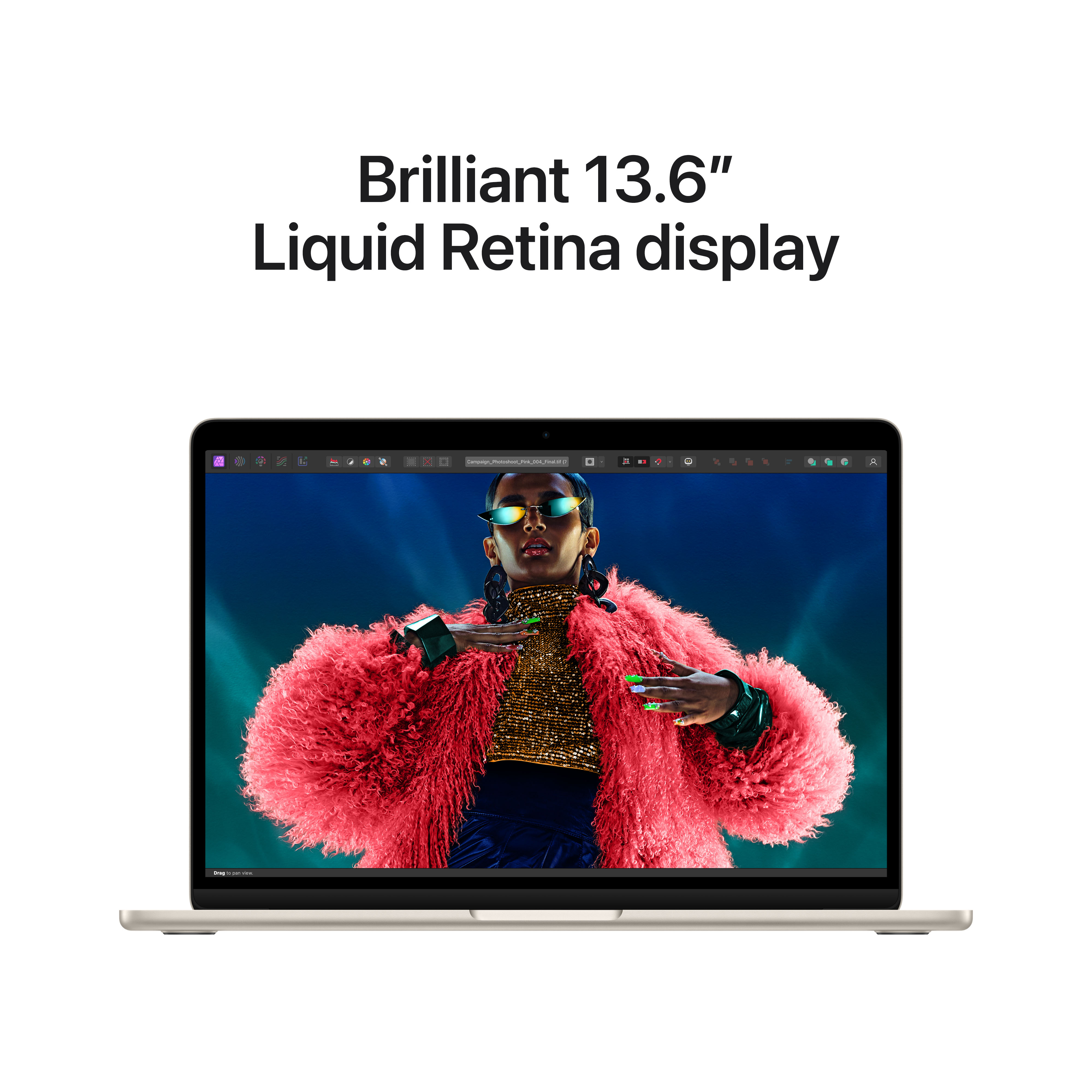 [OUTLET] Apple MacBook Air 13.6", M3 8-core, 16GB, 512GB, 10-core GPU, Starlight