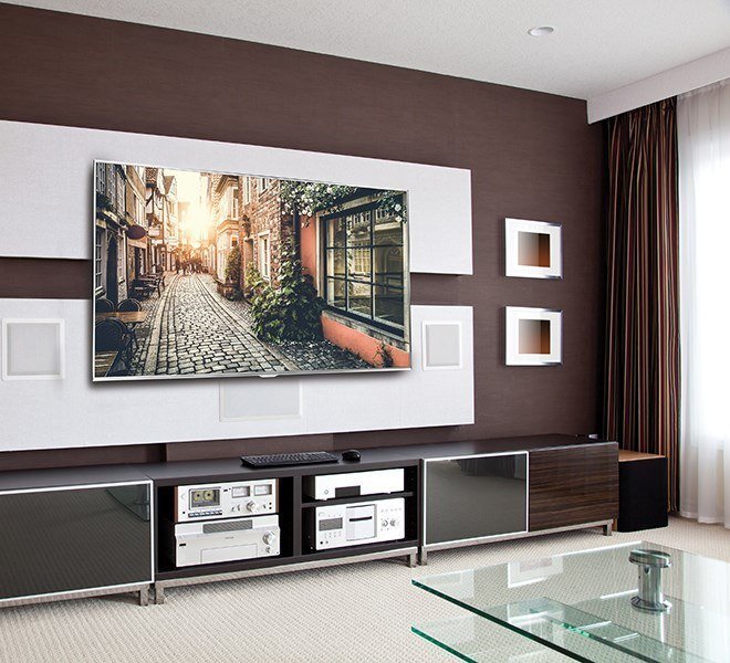 Mbajtëse muri për TV B-Tech BT9901/B, 65"-100", deri 100 kg, e zezë