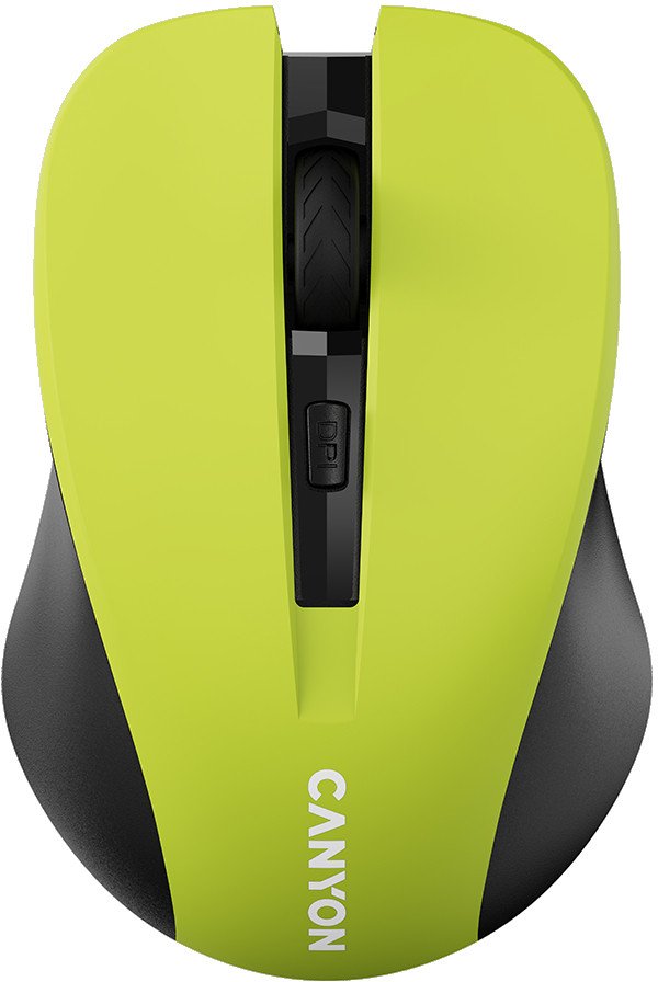 Maus Canyon MW-1, wireless, 1600 dpi, i verdhë
