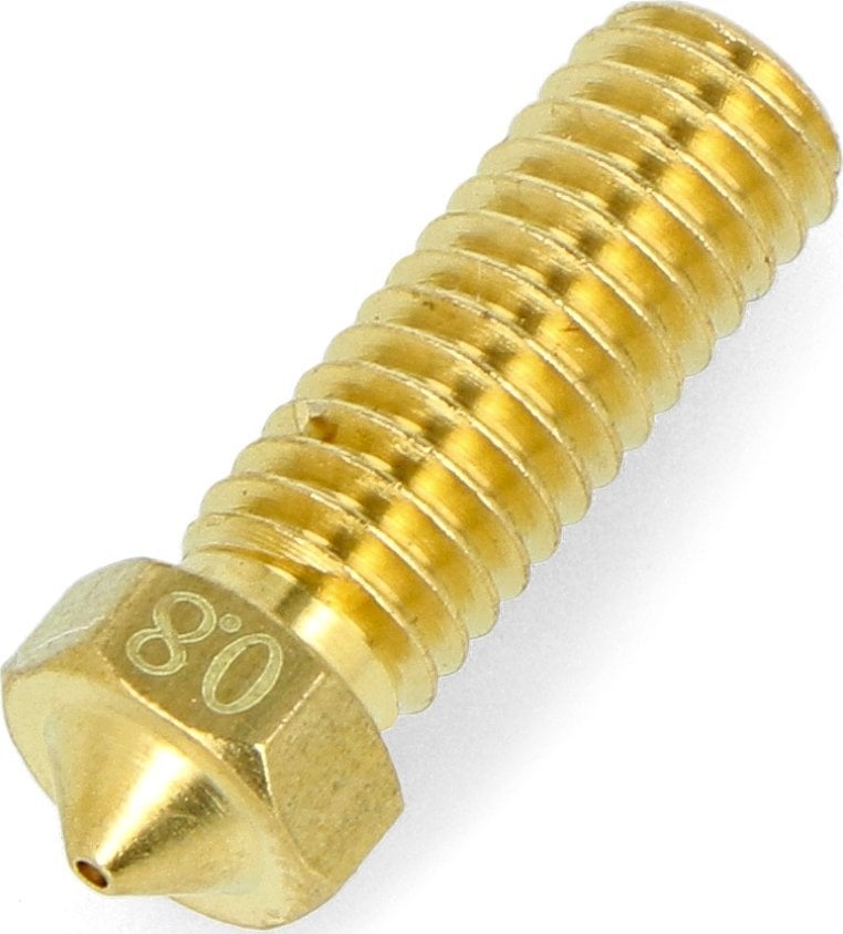 Hundëz Volcano Gripi 0.8 mm, për filament 1.75 mm, bronz