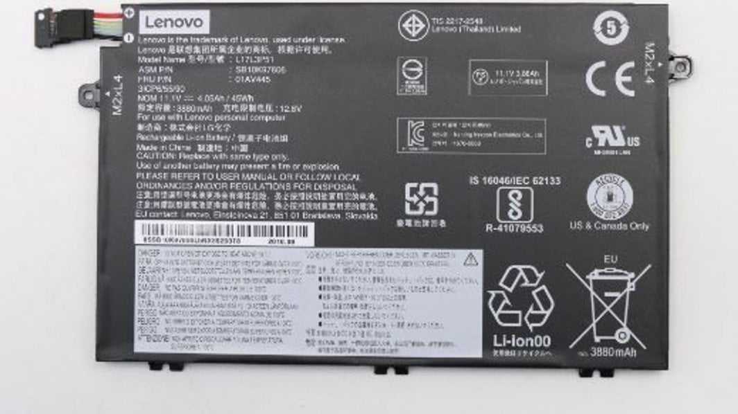 Bateri zëvendësuese për laptop Lenovo, 45W