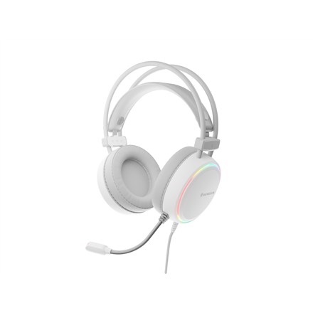 Kufje gaming Genesis Neon 613, on-ear, USB/3.5mm, të bardha