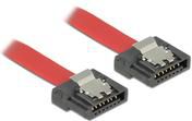 Kabllo Delock SATA - SATA, 0.3m, e kuqe