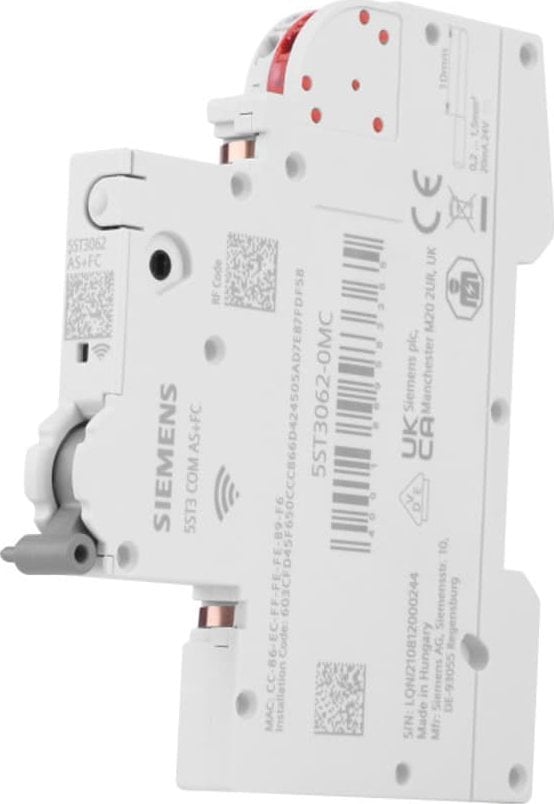 Kontaktor ndihmës WIFI Siemens SENTRONcom 5ST3062-0MC, për seri 5SY 5SL 5SP 5SV 5SU1 5ST3, kontroll në distancë