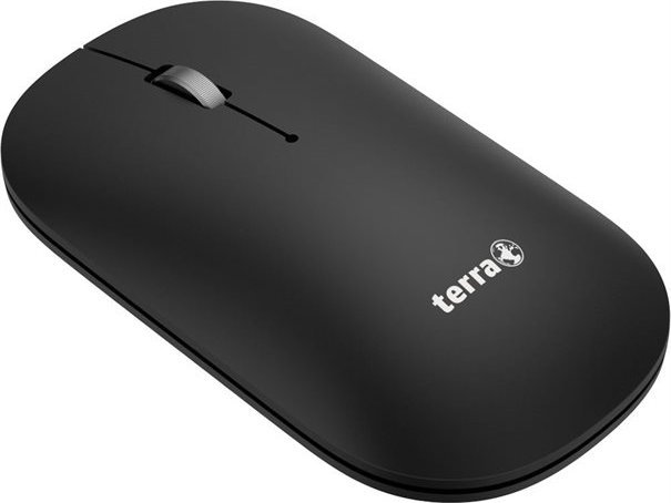 Mouse pa kabllo TERRA NBM1000B, RF 2.4G dhe Bluetooth, 4000 DPI, i zi