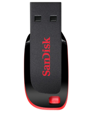 USB SanDisk Cruzer Blade, 64 GB, USB Type-A