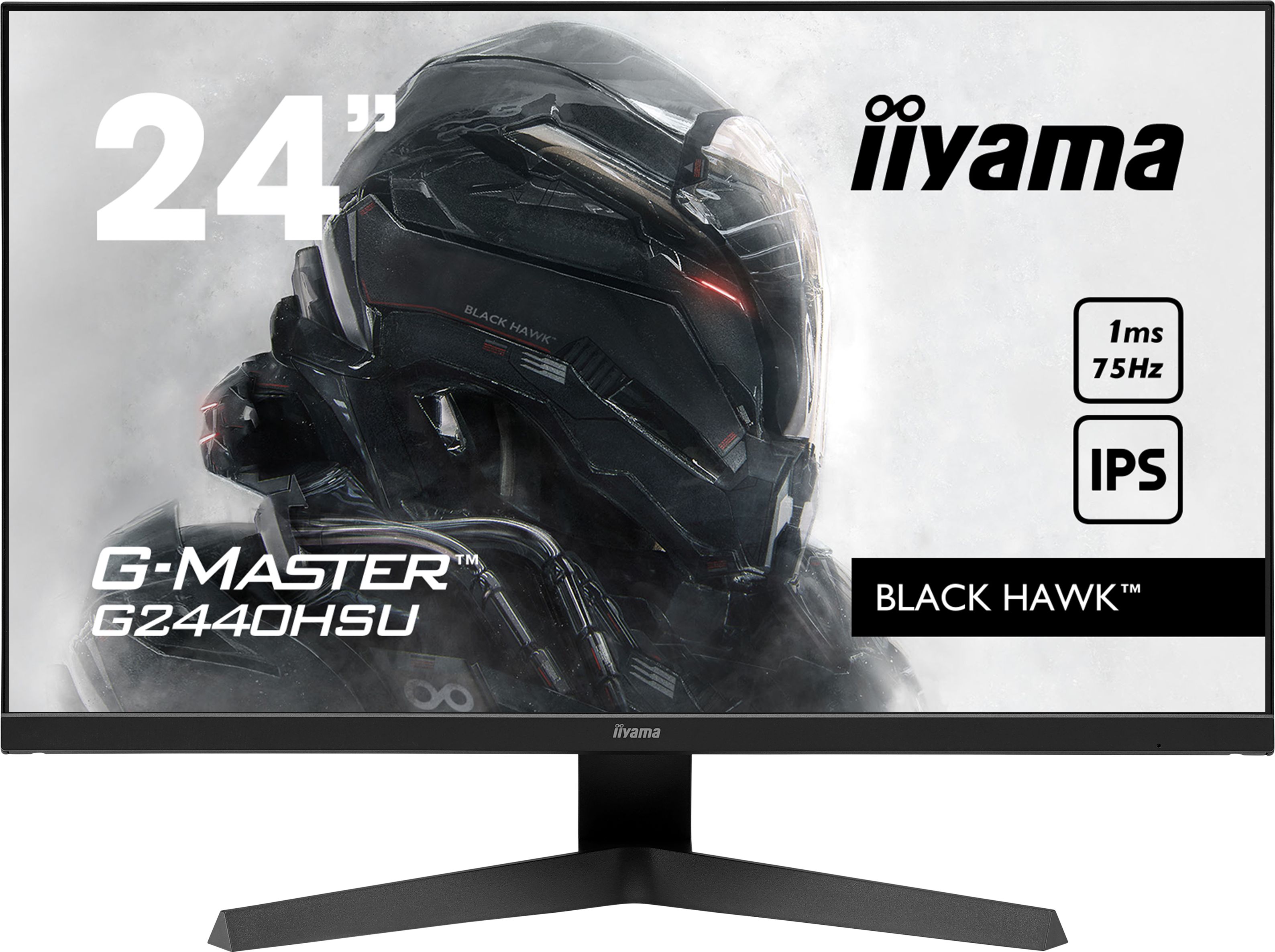 Monitor Iiyama G-Master Black Hawk G2440HSU-B1, 24", LED