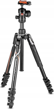 Трипод Manfrotto Befree Advanced Alpha MKBFRLA BH, алуминиум, за Sony Alpha A7 A9, црн