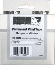 Shirit për etiketim Dymo RHINO 18443, 9 mm, 5.5 m