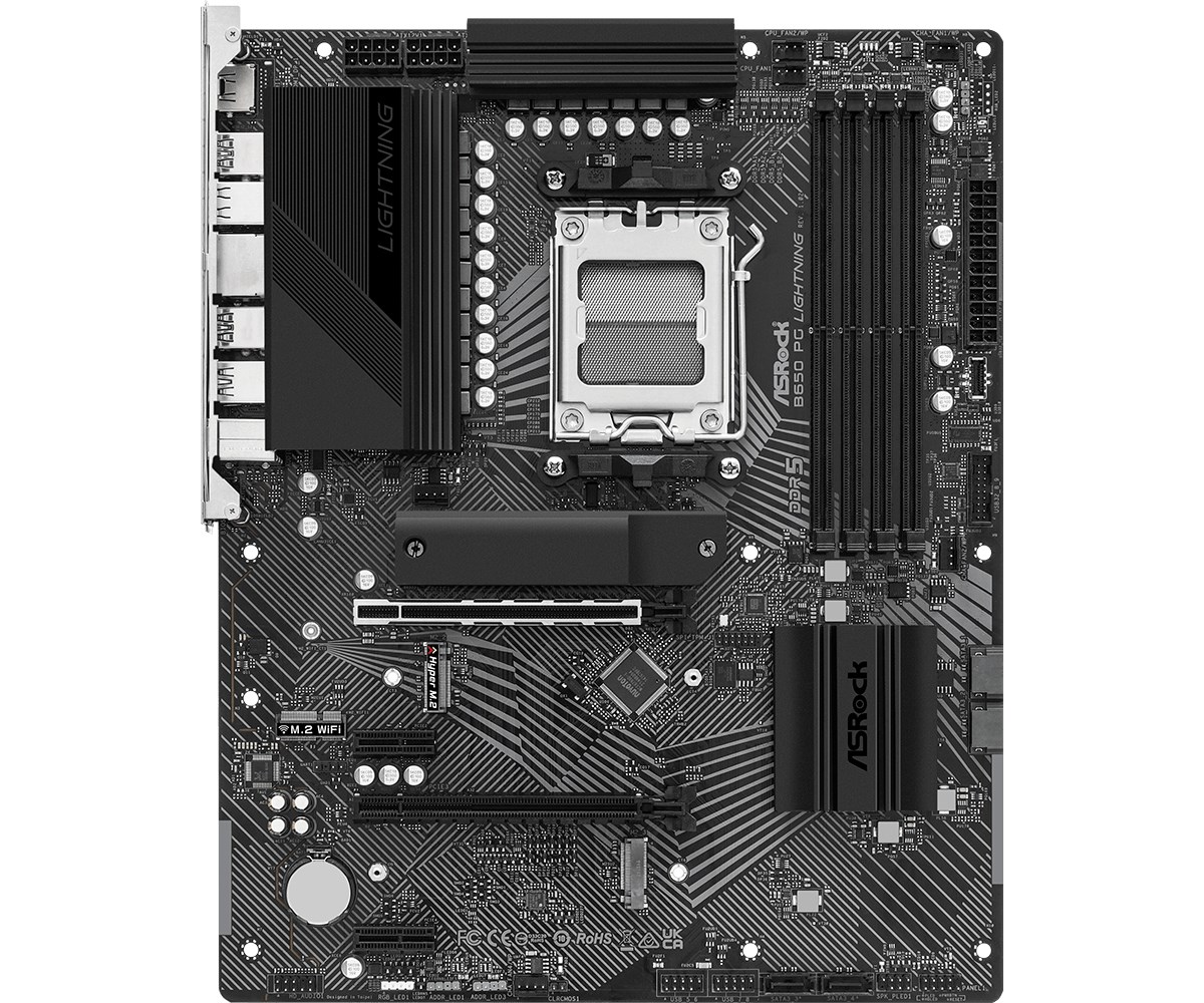 Pllakë amë Asrock B650 PG Lightning AMD B650 Socket AM5 ATX