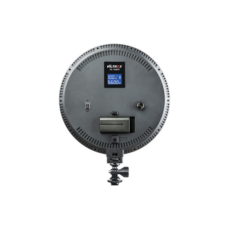 Viltrox VL-500T Round Bicolor LED Light with LCD Display