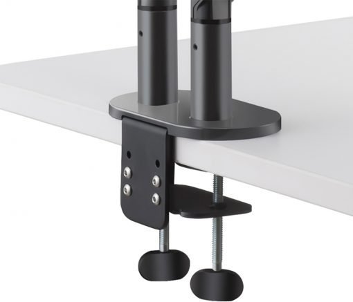 Kllapë tavoline për monitorë HAGOR HA, 2 ekrane 15-27", krahë artikulues, e zezë