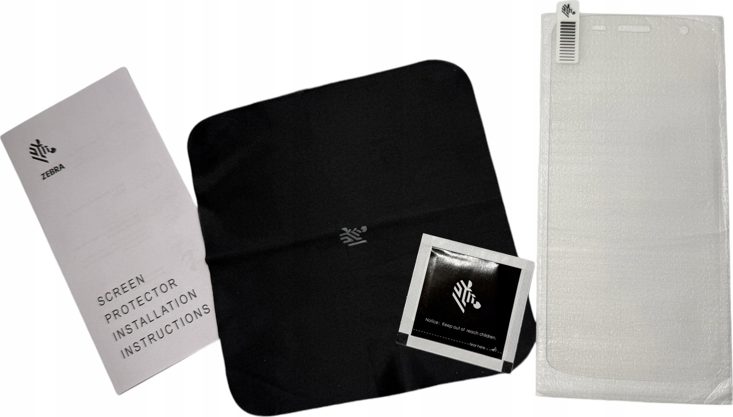 Заштитно стакло Zebra SG TC2L SCRNPT1 01, за TC22 TC27, Gorilla Glass, транспарентно