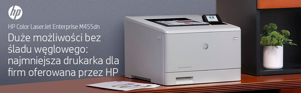 Printer HP Color LaserJet Enterprise M455dn, lazer me ngjyra, i bardhë