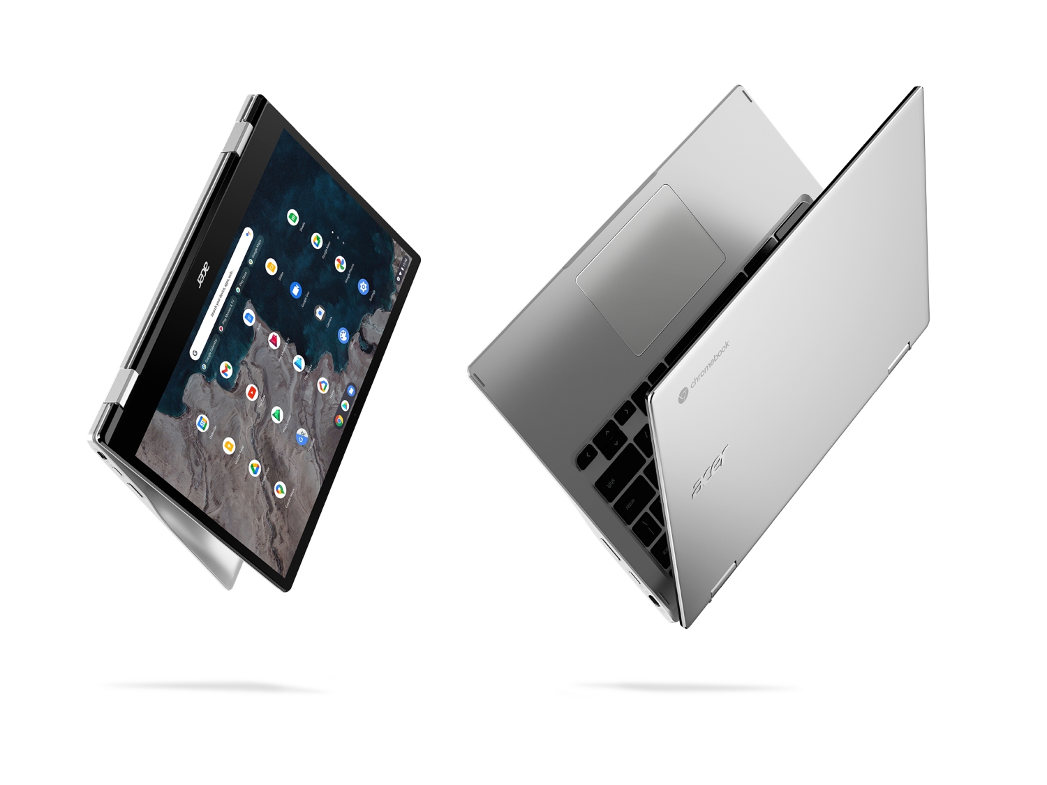 Laptop ACER Chromebook Spin 513, 13,3", FHD, SD-7180, 8GB RAM, 64GB eMMC, i hirtë