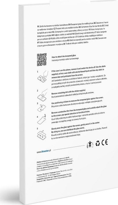 Mbrojtës ekrani Blue Star 5D, Huawei P30, xham i temperuar, i zi