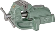 Vise fikse metalpunuese Bison Bial 1240, gjerësi nofulle 150 mm, gize, gri