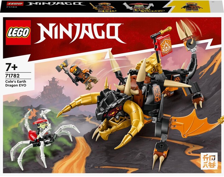 Set LEGO® NINJAGO® 71782 Cole's Earth Dragon EVO, 285 pjesë