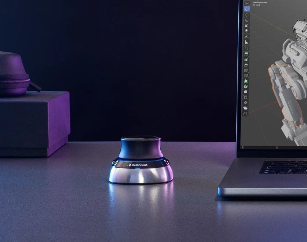 Maus 3D 3Dconnexion SpaceMouse Wireless, profesional, pa tela, gri