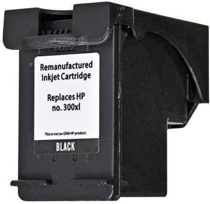 Patron boje SUPERBULK për HP 300XL, remanufactured, i zi