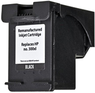 Patron boje SUPERBULK për HP 300XL, remanufactured, i zi