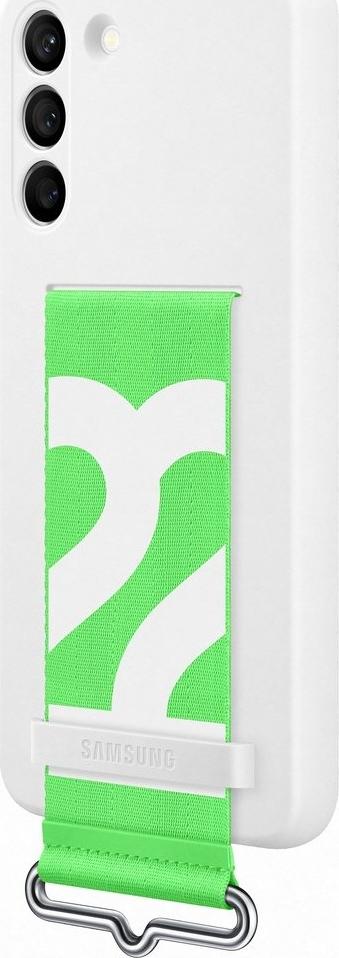 Mbulesë silikoni Samsung EF-GS906T, me rrip, për Galaxy S22 Plus, e bardhë