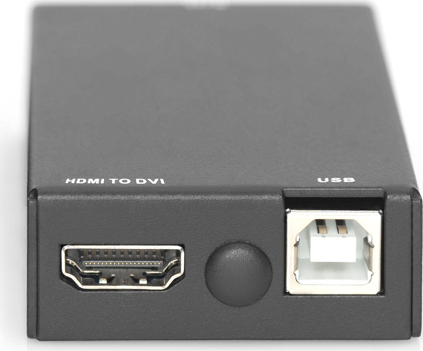 Dongell KVM Digitus DVI, RJ45 në DVI, Full HD, i bardhë