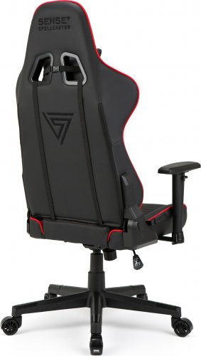 Стол SENSE7 Spellcaster, црно/црвенa боја