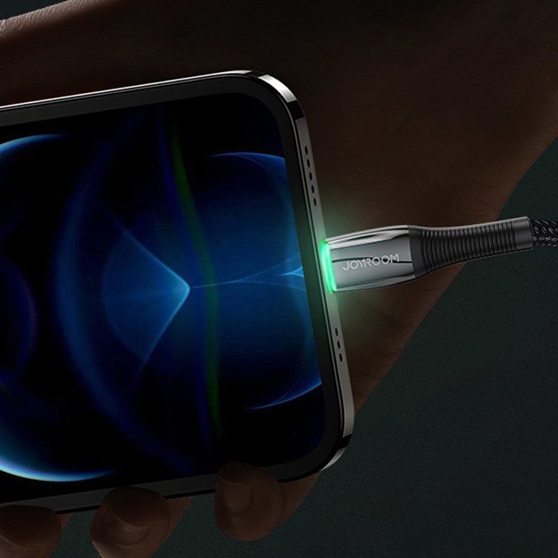 Kabllo karikues Joyroom USB C në Lightning, 1.2 m, 20W, e kuqe